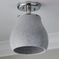 Snowy Bell Semi-Flush Ceiling Light