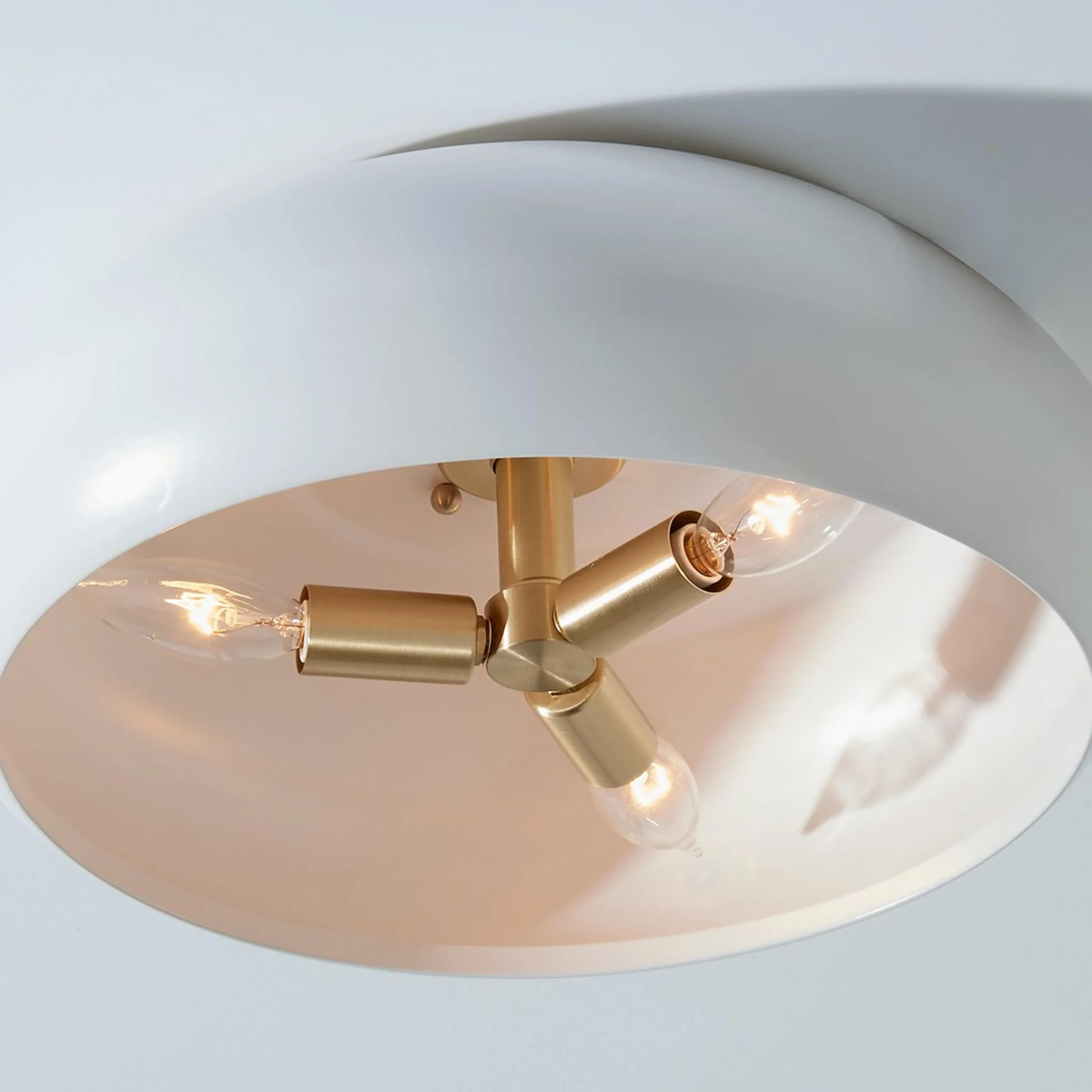 Soft Ceramic Ceiling Light - 3 Light
