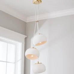 Soft Ceramic Cluster Chandelier