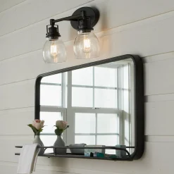 Soft Seeded Vanity Light - 2 Light