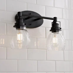 Soft Seeded Vanity Light - 2 Light