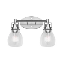 Soft Seeded Vanity Light - 2 Light