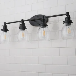 Soft Seeded Vanity Light - 4 Light