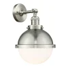 Solstice Bath Sconce - White Glass