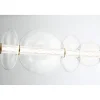 Spectrogram LED Island Chandelier - Clear