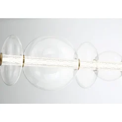 Spectrogram LED Island Chandelier - Clear