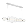 Spectrogram LED Island Chandelier - Clear