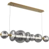 Spectrogram LED Island Chandelier - Smoke