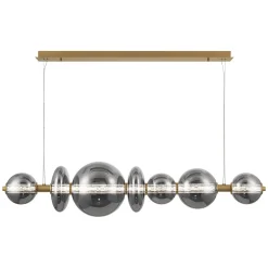 Spectrogram LED Island Chandelier - Smoke
