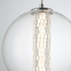 Spectrogram LED Pendant - Clear