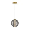 Spectrogram LED Pendant - Smoke