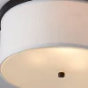 Springfield Linen Shade Ceiling Light