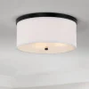 Springfield Linen Shade Ceiling Light