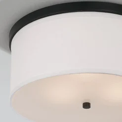 Springfield Linen Shade Ceiling Light