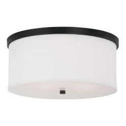 Springfield Linen Shade Ceiling Light
