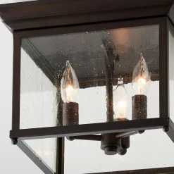 Square Off Outdoor Ceiling Light