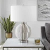 Stacked Marble Blade Table Lamp