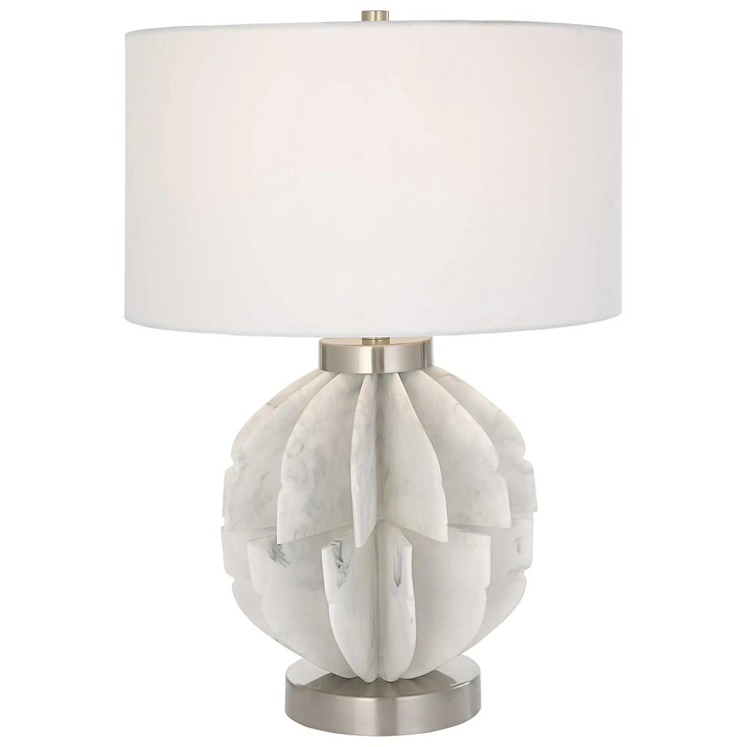Stacked Marble Blade Table Lamp