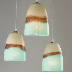 Strata Art Glass Pendant Light