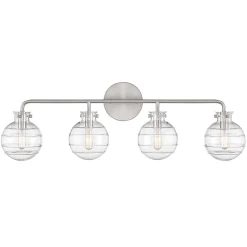 Striped Sphere Vanity Light - 4 Light