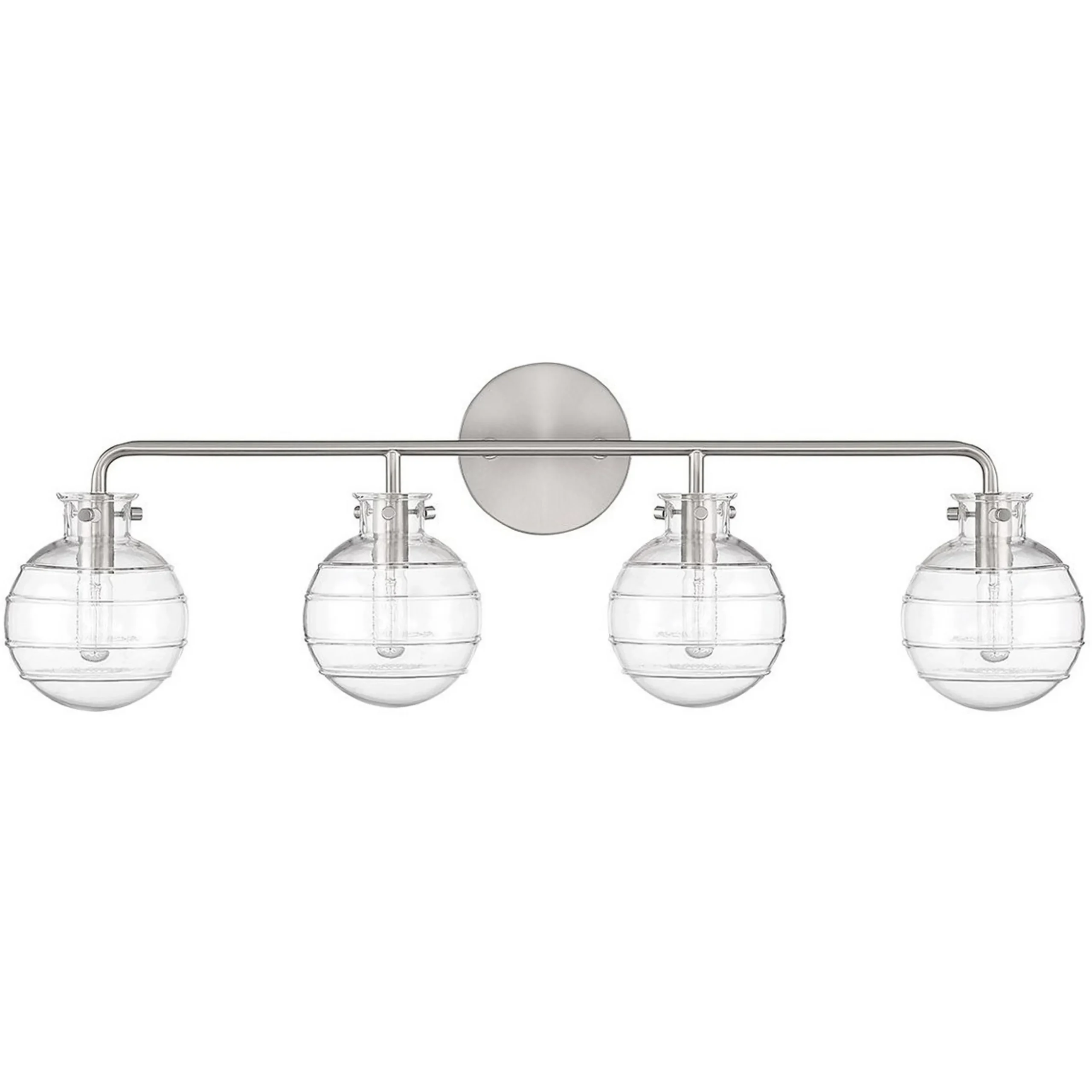 Striped Sphere Vanity Light - 4 Light