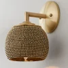 Studded Brass Sconce