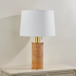 Swirling Burl Table Lamp