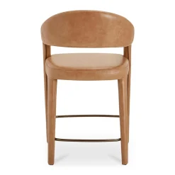 Tati Leather Counter Stool