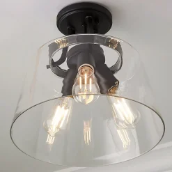 T Bar Taper Semi-Flush Ceiling Light