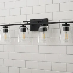 T Bar Taper Vanity Light - 4 Light