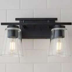 T Bar Taper Vanity Light - 2 Light