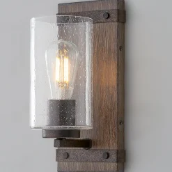 Timber Bath Sconce