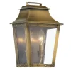 Traditional Studded Tapered Outdoor Sconce - Small