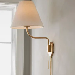 Transitional Swing Arm Sconce