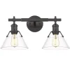 Truncated Cone Shade Vanity Light - 2 light