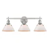 Truncated Cone Shade Vanity Light - 3 light