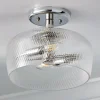 Turbulator Semi-Flush Ceiling Light
