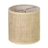 4" Tweed Drum Chandelier Shade