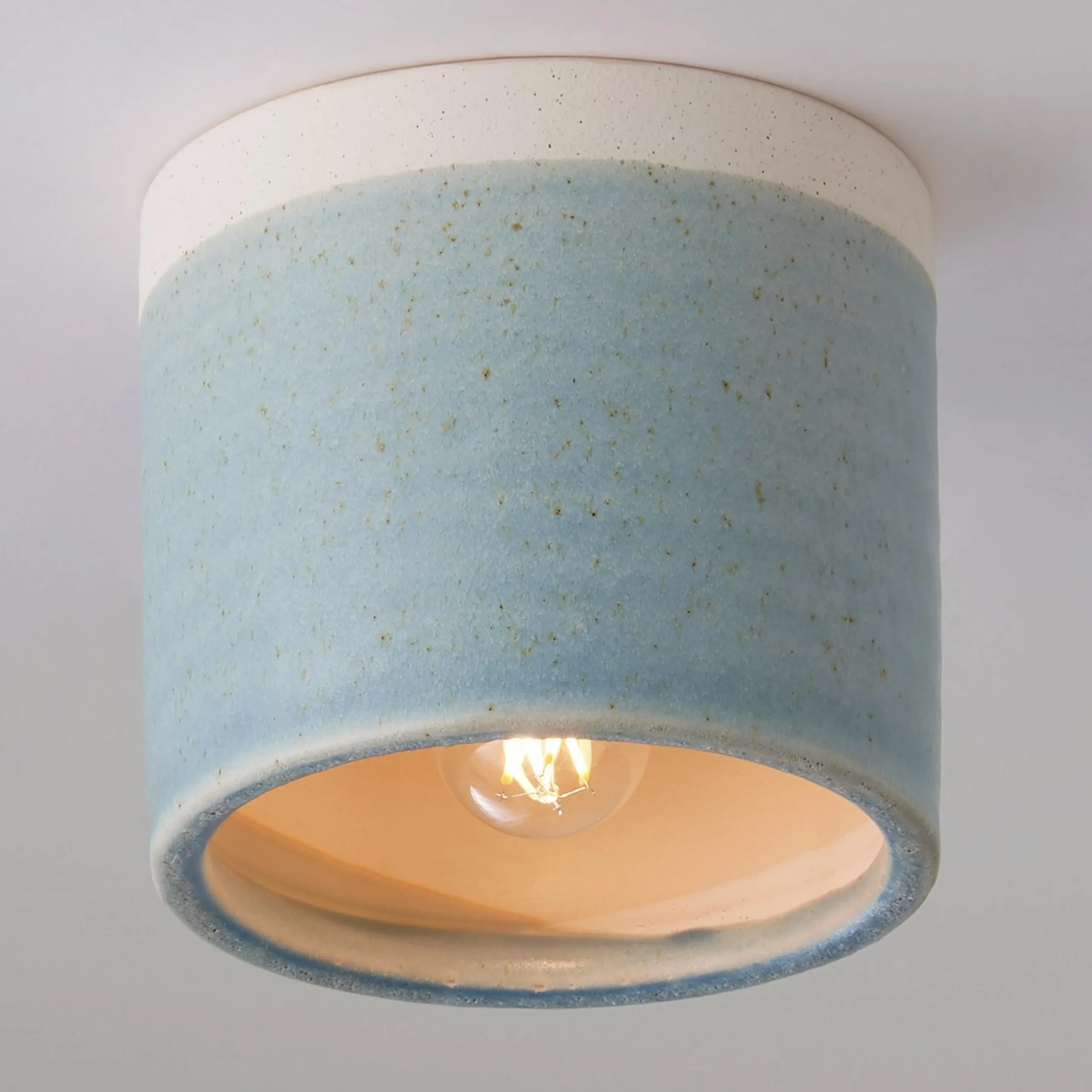 Two-Toned Ceramic Ceiling Light