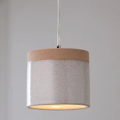 Two-Toned Ceramic Pendant