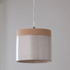 Two-Toned Ceramic Pendant