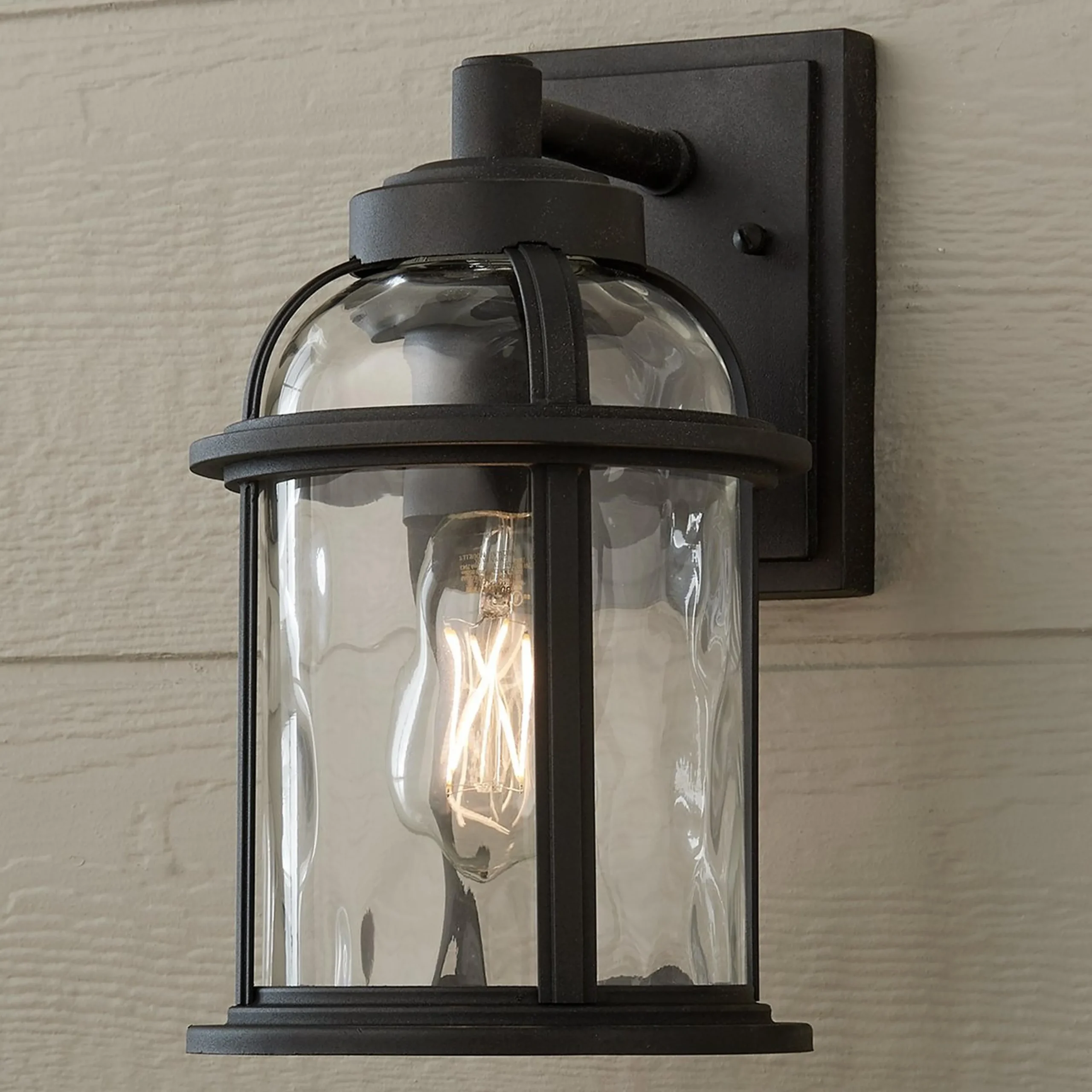 Undulated Outdoor Sconce - 1 Light
