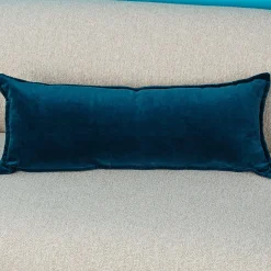 Velvet Lumbar Pillow - Polyester