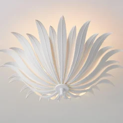 Vicenzio Leaf Semi-Flush Ceiling Light