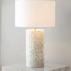Vida Herringbone Table Lamp