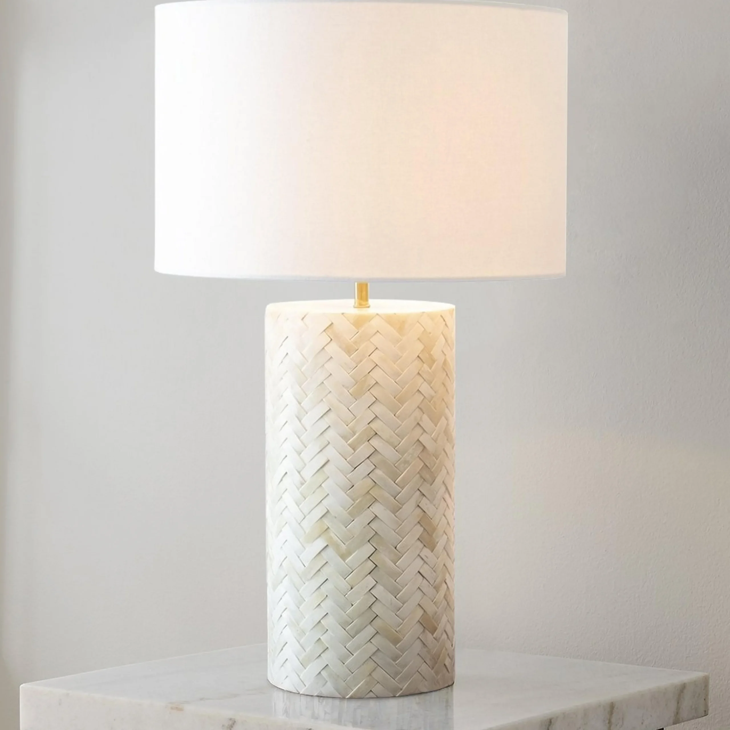 Vida Herringbone Table Lamp