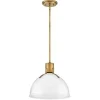Vienna White Glass Pendant - Small