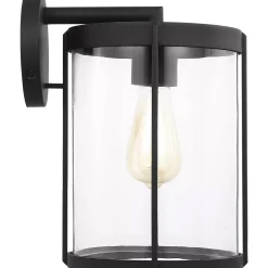 Vincent Clear Glass Outdoor Sconce - Medium
