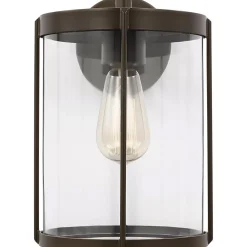 Vincent Clear Glass Outdoor Sconce - Medium