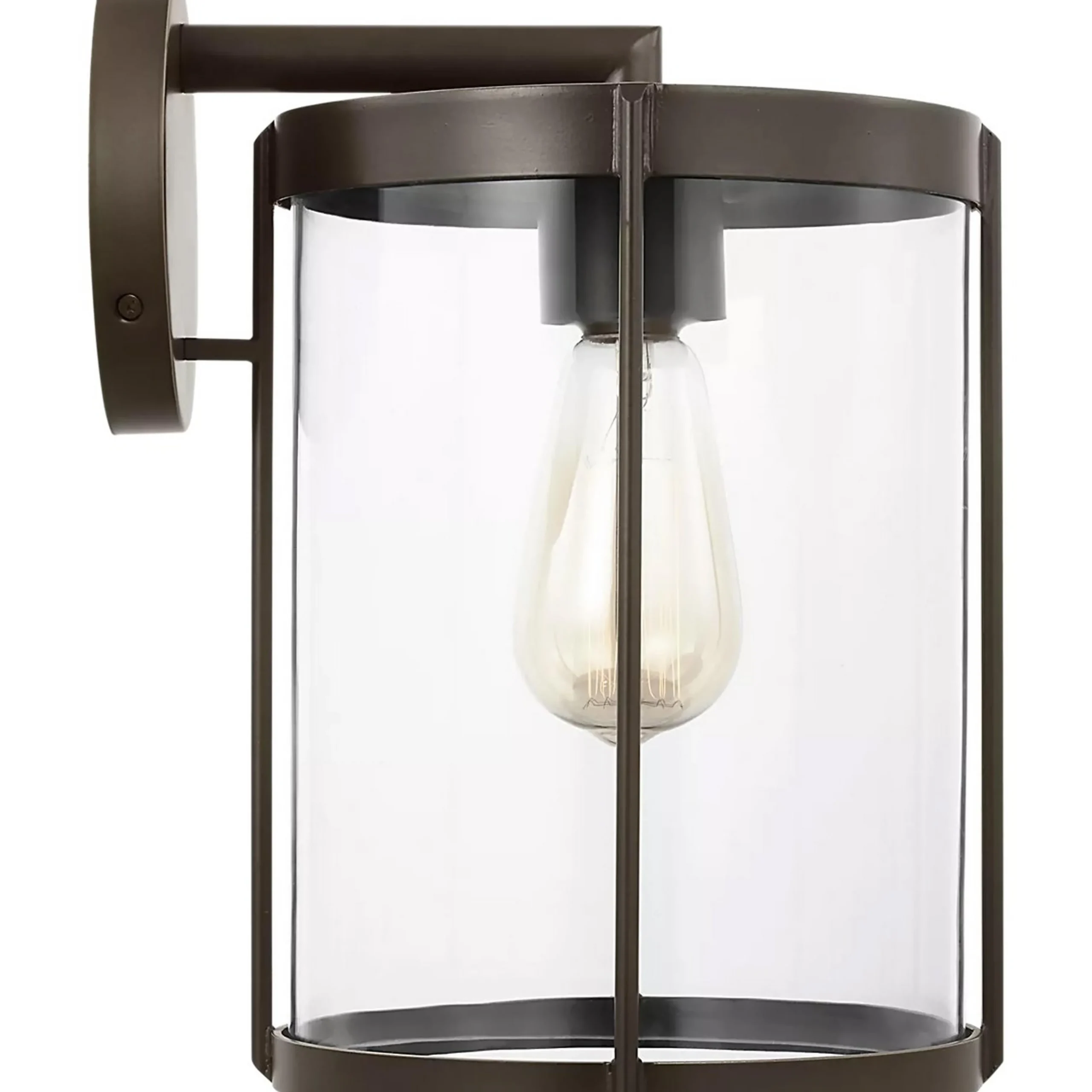 Vincent Clear Glass Outdoor Sconce - Medium
